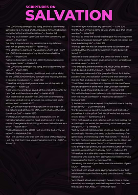 Scriptures on Salvation: Bible Verses