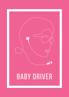 Baby Driver Minimalist Poster