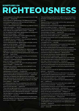 Scriptures on Righteousness