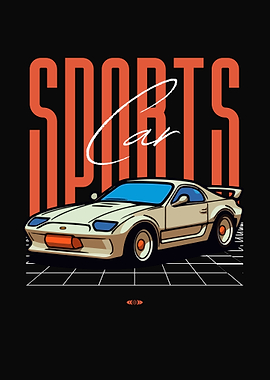 Sports Car Illustration