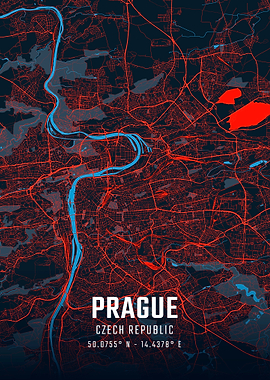 Prague City Map