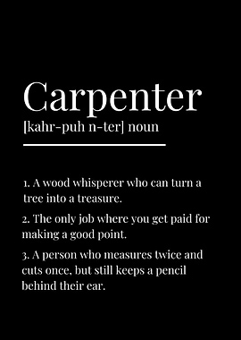 Funny Carpenter Definition