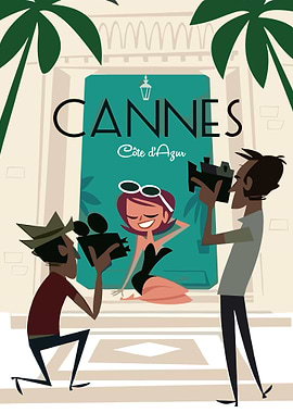 Cannes Côte d'Azur Illustration