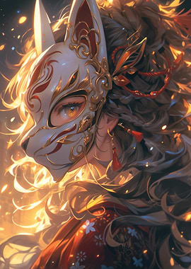 Photo-Realistic Samurai in Ornate Gold Design