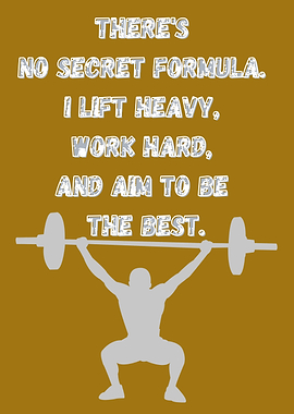Weightlifting Motivation: No Secret Formula