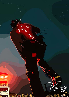 Travis Scott Concert Digital Art