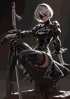 2B from Nier: Automata