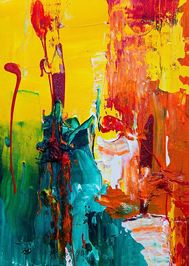 Abstract Colorful Painting