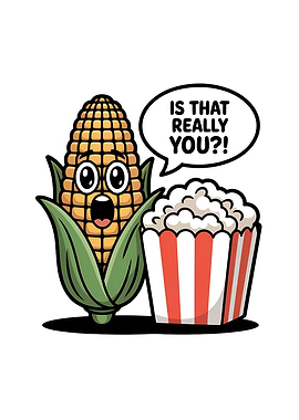 Funny Corn and Popcorn