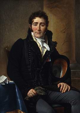 Portrait of a Man in Black Coat
