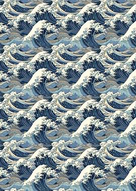 Japanese Wave Pattern