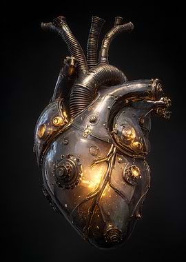 Steampunk Mechanical Heart