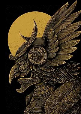 Garuda Warrior Illustration