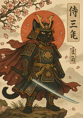 Samurai Cat
