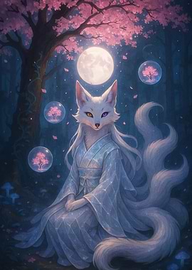 Nine-tailed Fox Enchanted Forest