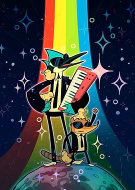 Regular Show Band in Space