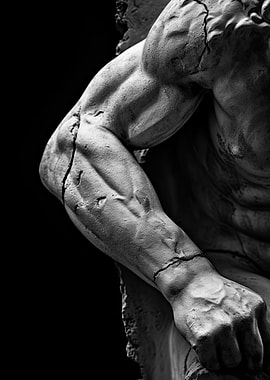 Muscular Statue Arm Detail