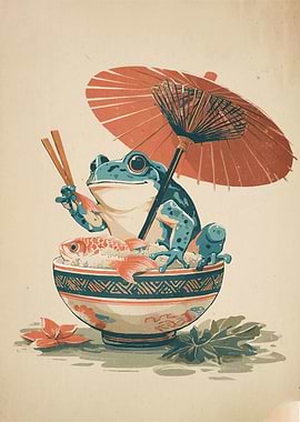 Frog Rice Bowl Fish