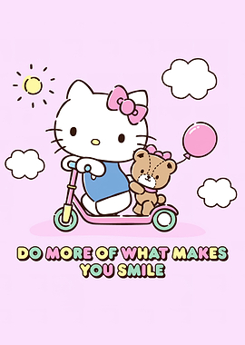 hello kitty scooter ride