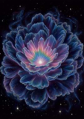 Cosmic Flower Bloom