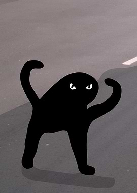 Smudge the Cat Meme Illustration