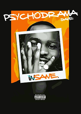 Psychodrama Dave Album Cover Art