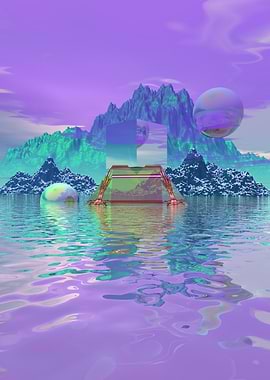 Raytraced Reverie: 90s Digital Sanctuary