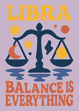 Libra Zodiac Sign Art