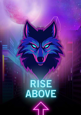 Unleash the Cyber Neon Wolf 🐺⚡ – Alpha spirit glowing in the city night. Perfect for cyberpunk & vaporwave lovers.