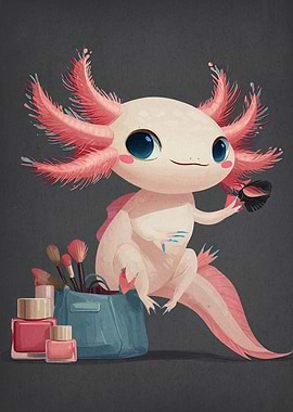 Axolotl with Makeup