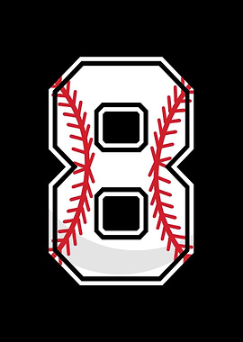 Baseball Number Eight