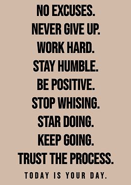 Motivational Text Art: Positive Affirmations