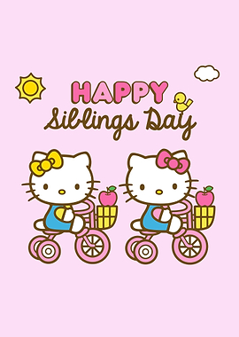 hello kitty happy siblings day