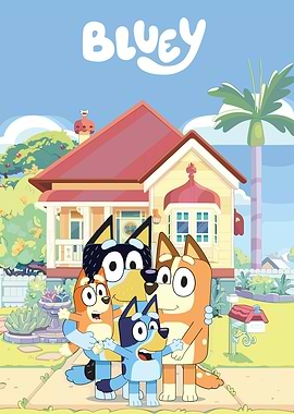 Bluey Family Cartoon