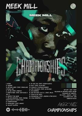 Meek Mill Championships Album Cover