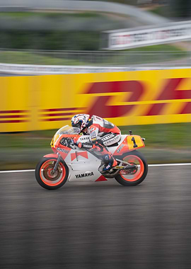 Motorcycle Racing on Track
