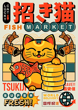 Lucky Cat Fish Market