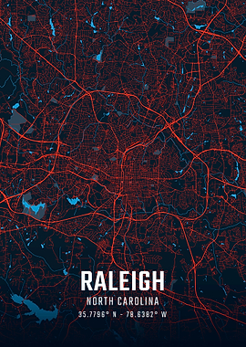 Raleigh City Map