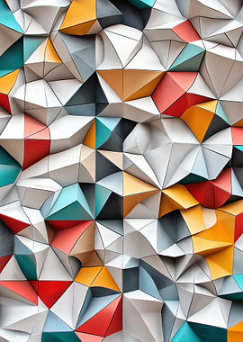 Colorful Geometric Abstract
