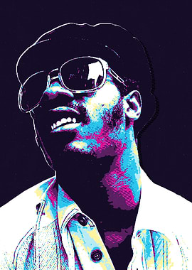 Stevie Wonder Pop Art