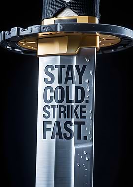 Katana with Engraved Text