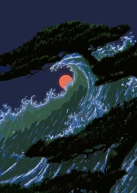 Calestial Wave and Sun