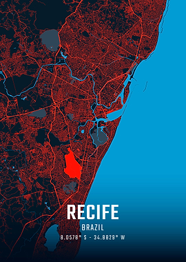 Recife City Map