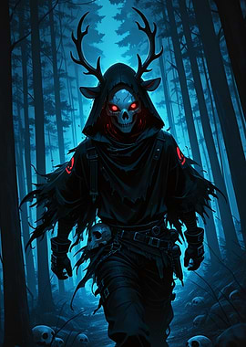 Skull Reaper in Dark Forest