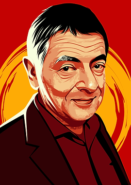 Rowan Atkinson (Mr.Bean) Portrait