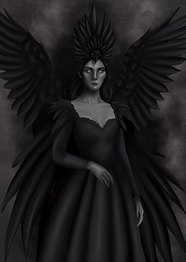 Raven Queen Digital Art