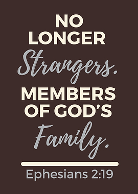 Ephesians 2:19 Scripture Art