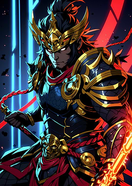 Warrior in Golden Armor