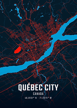 Québec City Map