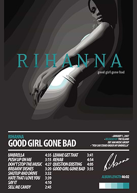 Rihanna Good Girl Gone Bad Album Cover